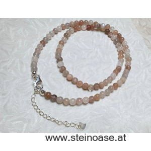 Kette Mondstein 'Bunt' 4mm